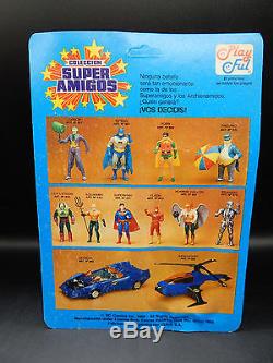 Super Amigos BATMAN vintage MOC action figure 1989 Playful Super Powers RARE toy