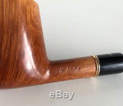 Super BALDO BALDI vintage straight grain gold band pipe. NEW UNSMOKED RARE