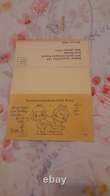 Super Cool Rare Vintage Cute 1970s Kim Casali Love Is Transistor Radio