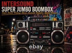 Super Jumbo Ghetto-Blaster? MINT & RaRe? Iconic Vintage Cassette Boombox
