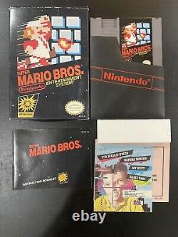 Super Mario Bros. 1 Nintendo NES Complete CIB Oval Seal Rare Vintage Video Game