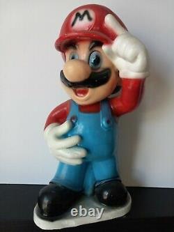 Super Mario Bros Ceramic Coin Piggy Bank Nintendo 14 Inch Rare Vintage NES SNES