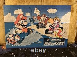 Super Mario Kart Jigsaw Puzzle Rare Vintage Collectible Player Used