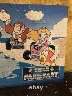 Super Mario Kart Jigsaw Puzzle Rare Vintage Collectible Player Used