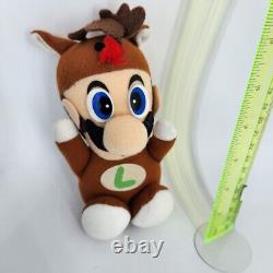 Super Mario Plush 1993 BANPRESTO Reindeer Luigi RARE Vintage Japan