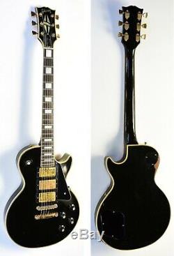Super RARE 1970 Gibson Les Paul Custom 3-Pickup BLACK BEAUTY ORIGINAL Vintage