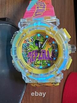 Super RARE Fumi Rugrats Reptar Repzilla Light Effects Watch Vintage Works NOS