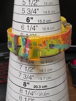 Super RARE Fumi Rugrats Reptar Repzilla Light Effects Watch Vintage Works NOS