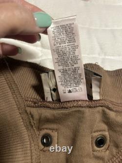 Super RARE Juicy Couture Vintage Y2K Green Terry Mini Dress Back Butt Pockets M