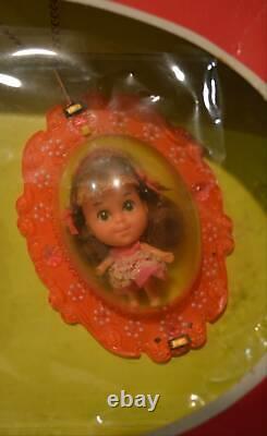 Super RARE Mattel Lucky Locket Liddle Kiddles Wee-Three Doll Set 1966 #3715 NRFB