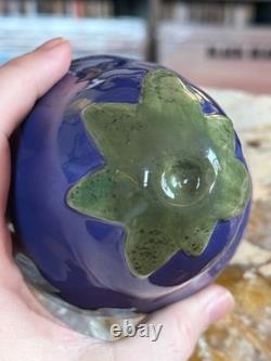 Super RARE Original Vintage Early Rae Dunn Eggplant Rattle Medium Stamped