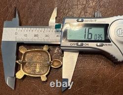 Super RARE VINTAGE Eisenberg Blue Enameled Turtle Pin / Signed