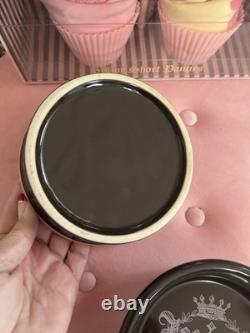 Super RARE VINTAGE Juicy Couture Ceramic Pet Bowls FOR NICE DOGS WHO LIKE STUFF