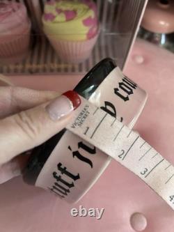 Super RARE VINTAGE Juicy Couture Ceramic Pet Bowls FOR NICE DOGS WHO LIKE STUFF