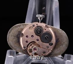 Super RARE Vintage 1970s Omega Deville Emerald Sterling Silver Watch Ref 8260