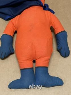 Super RARE Vintage 70s BUD MAN BUDWEISER BEER STUFFED DOLL PLUSH ADVERTISING 15