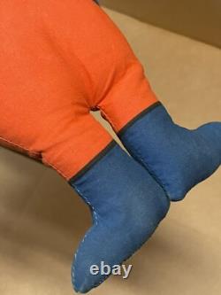 Super RARE Vintage 70s BUD MAN BUDWEISER BEER STUFFED DOLL PLUSH ADVERTISING 15
