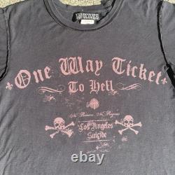 Super RARE Vintage 90's Lip Service One Way Ticket To Hell Los Angeles USA Made