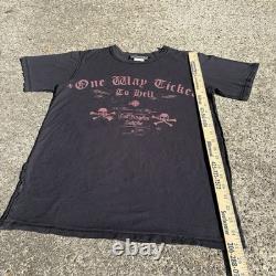 Super RARE Vintage 90's Lip Service One Way Ticket To Hell Los Angeles USA Made