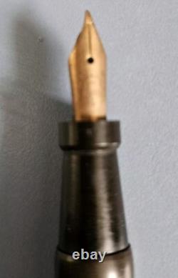 Super RARE Vintage AUTOCRAT Self Filler Fountain Pen withWarranteed 14K #4 Nib