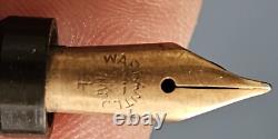 Super RARE Vintage AUTOCRAT Self Filler Fountain Pen withWarranteed 14K #4 Nib