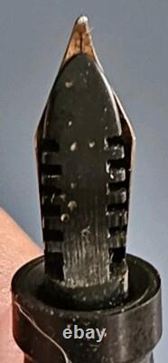 Super RARE Vintage AUTOCRAT Self Filler Fountain Pen withWarranteed 14K #4 Nib
