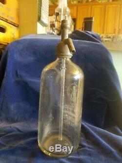 Super RARE Vintage Amarillo, Texas Dr. Pepper Seltzer Bottle Excellent condition