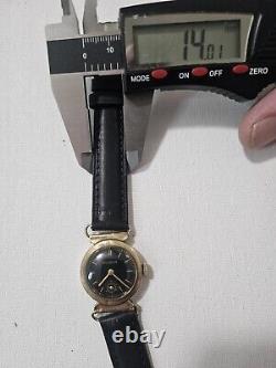 Super RARE Vintage Bulova 10AE 10k Gold Filled 17J Manual Wind Watch Runs Great