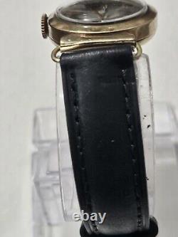 Super RARE Vintage Bulova 10AE 10k Gold Filled 17J Manual Wind Watch Runs Great