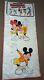 Super RARE Vintage Disney Mickey & Minnie Mouse Mousercise Character Mat HTF