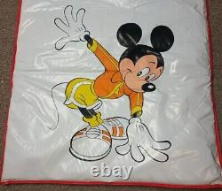 Super RARE Vintage Disney Mickey & Minnie Mouse Mousercise Character Mat HTF