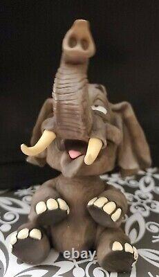 Super RARE Vintage Elephant Bobblehead Cartoon Figure