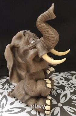 Super RARE Vintage Elephant Bobblehead Cartoon Figure