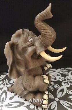 Super RARE Vintage Elephant Bobblehead Cartoon Figure