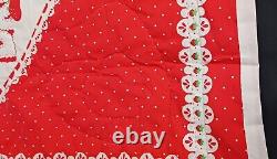 Super RARE Vintage Handmade Strawberry Shortcake Sweet Dreams Baby Blanket