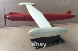 Super RARE Vintage KD2R-4 Radio Controlled Target Drone Desk Model Wood Plane