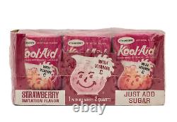 Super RARE Vintage KOOL AID Sealed Case of 72 STRAWBERRY PACKETS packet kool-aid