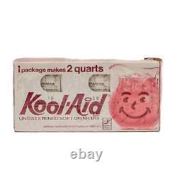 Super RARE Vintage KOOL AID Sealed Case of 72 STRAWBERRY PACKETS packet kool-aid