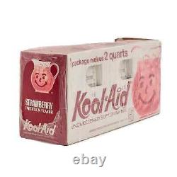 Super RARE Vintage KOOL AID Sealed Case of 72 STRAWBERRY PACKETS packet kool-aid