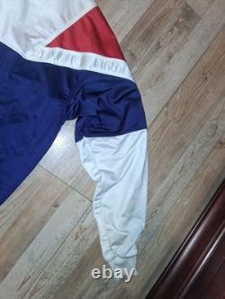 Super RARE Vintage Late 80's Early 90s Nike Red White Blue Zip Track Jacket XL