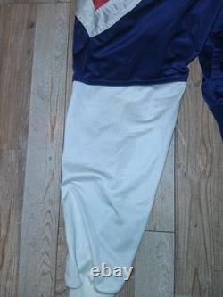 Super RARE Vintage Late 80's Early 90s Nike Red White Blue Zip Track Jacket XL