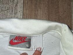 Super RARE Vintage Late 80's Early 90s Nike Red White Blue Zip Track Jacket XL