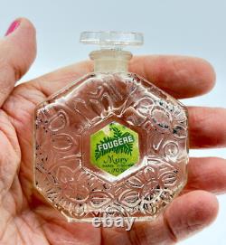 Super RARE Vintage Mury Paris France Fougere Perfume Bottle