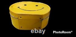 Super RARE Vintage Original Smiley Face POCKETBOOK HAND BAG Travel Case