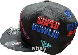 Super RARE Vintage Style New Era NFL Superbowl Snapback Cap Hat New Old Stock