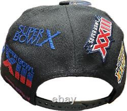 Super RARE Vintage Style New Era NFL Superbowl Snapback Cap Hat New Old Stock