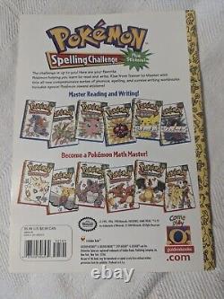 Super RARE Vintage Unused POKÉMON Spelling Challenge Grade 3 Stickers Workbook