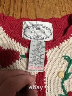 Super RARE vintage Eagles Eye Valentines Day Sweater