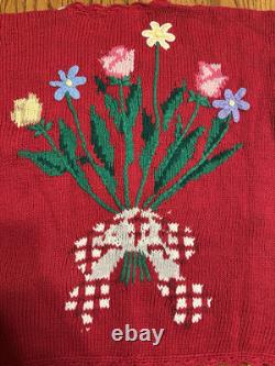 Super RARE vintage Eagles Eye Valentines Day Sweater