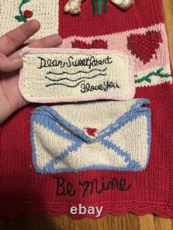 Super RARE vintage Eagles Eye Valentines Day Sweater